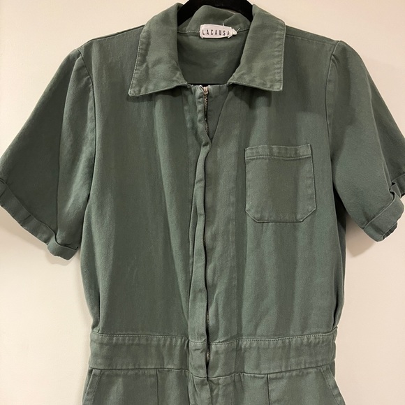 Lacausa Milwood Jumpsuit - Seaweed - Picture 4 of 6